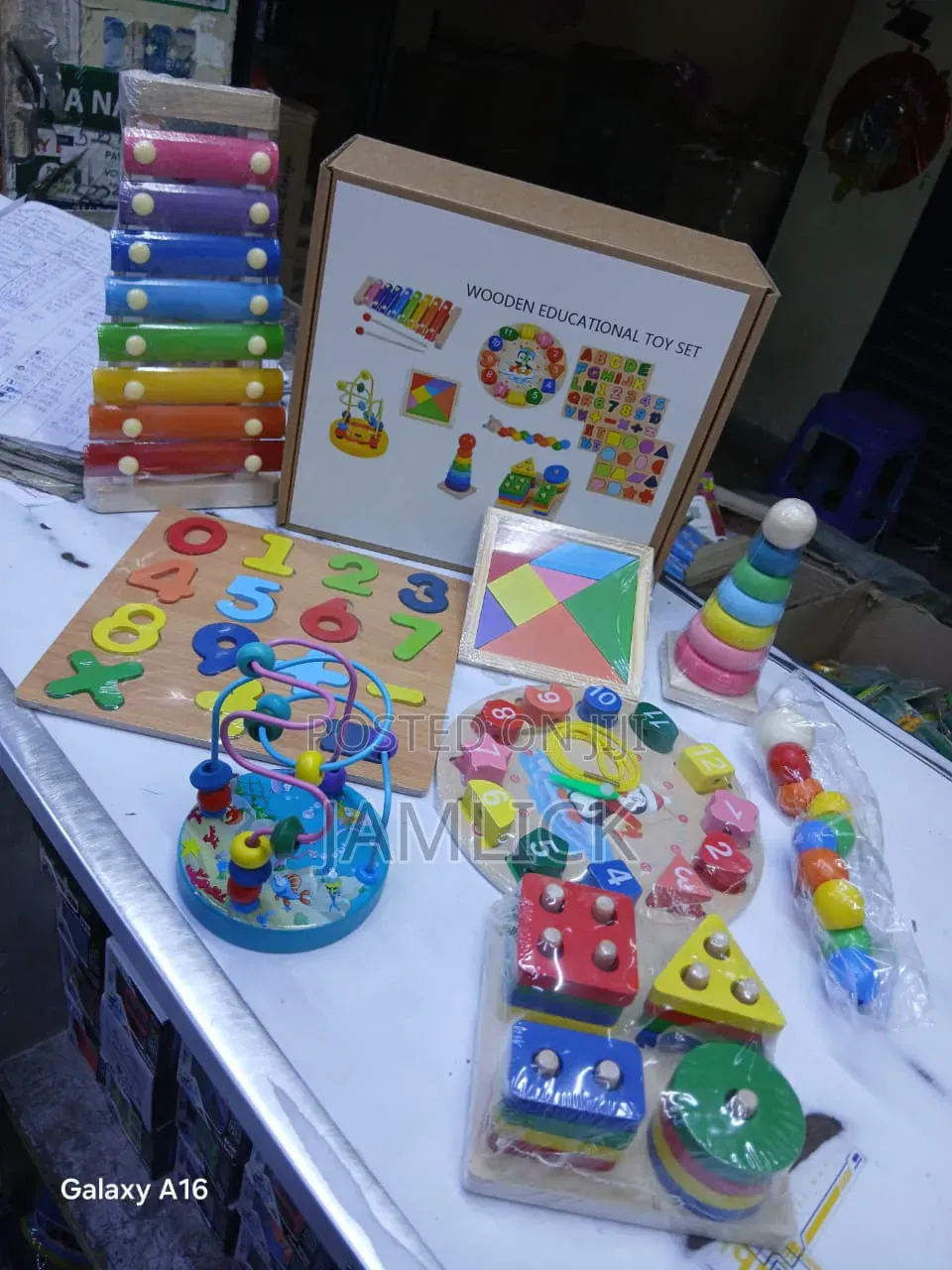 Wooden Educational Toy Set - Km