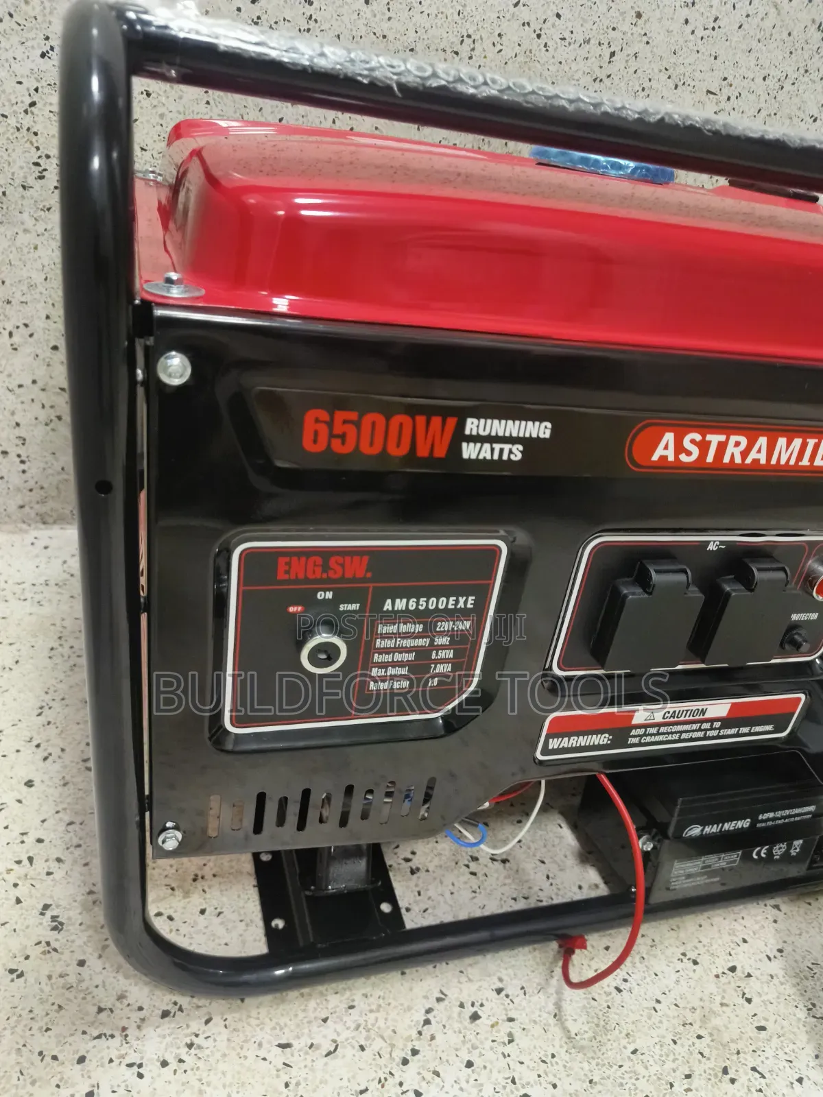 Astramilano 6.5 KVA Petrol Generator
