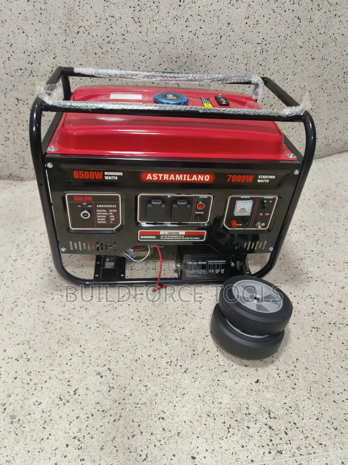 Astramilano 6.5 KVA Petrol Generator