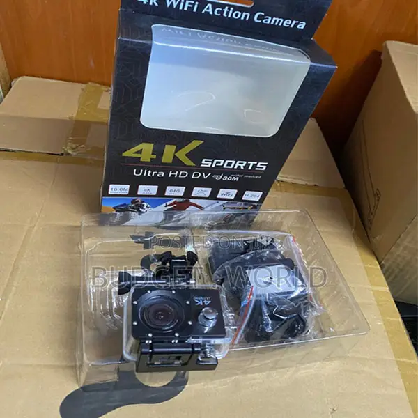 30fps 170°Wide-Angle Sports Action Cam Ultra HD Waterproof