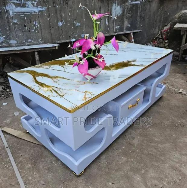 Executive Coffee Table With Pure Marble