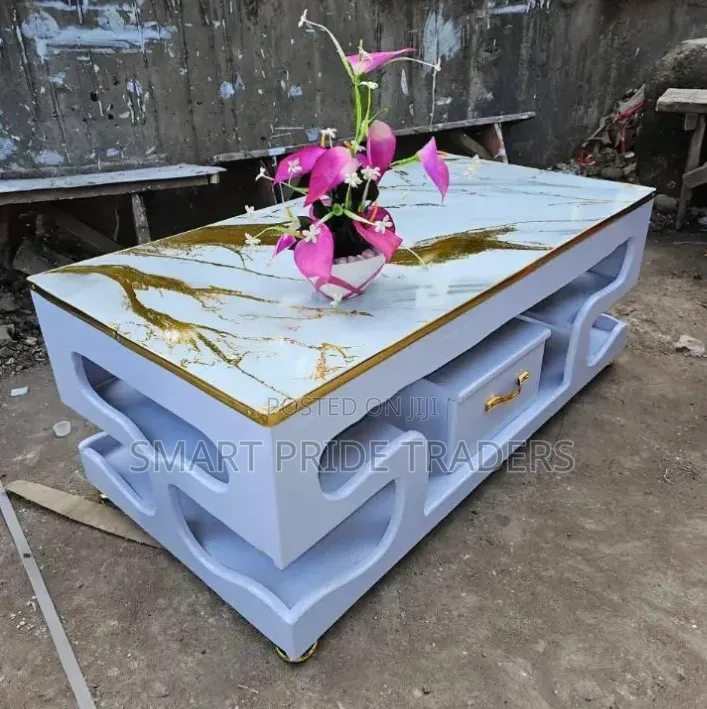 Executive Coffee Table With Pure Marble