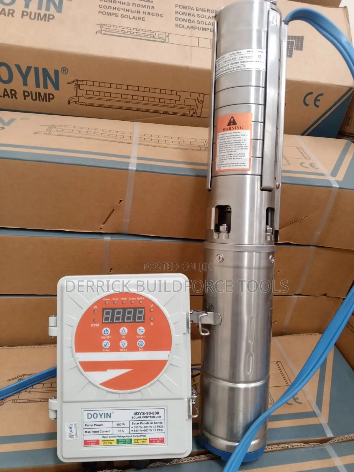 4sps4.5-800w 1Hp 98m Solar Submersible Water Pump(Stainless Steel)