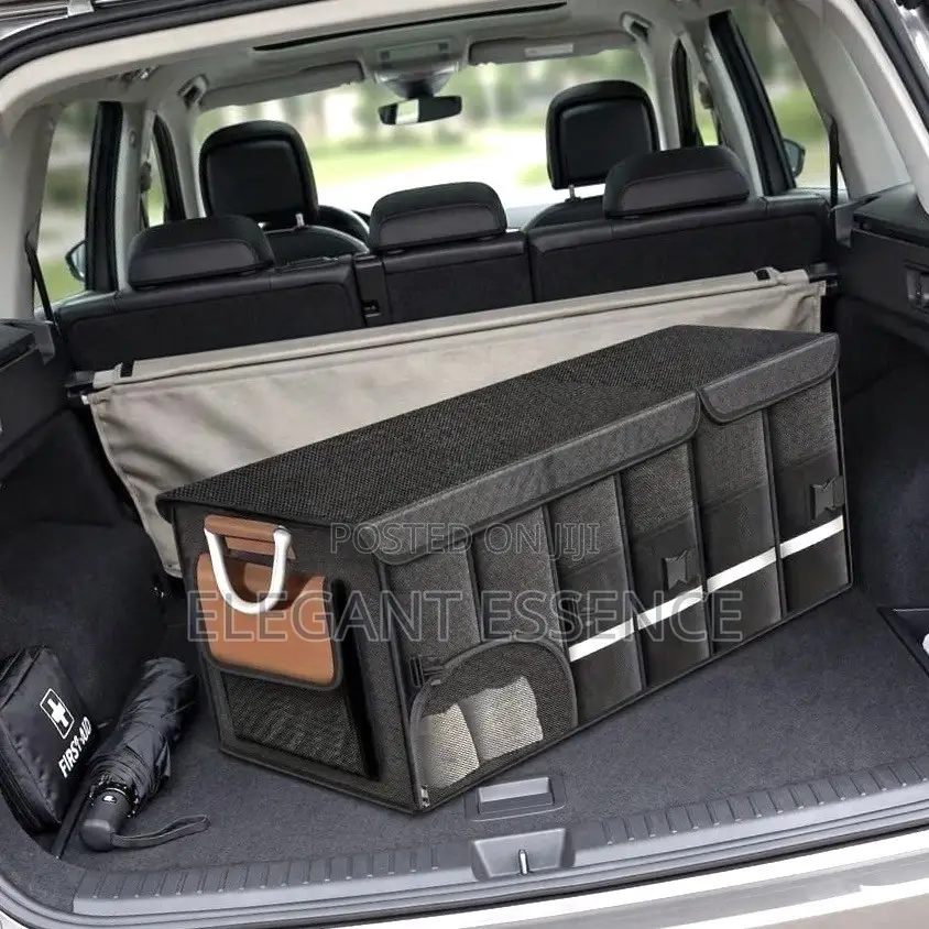 90cm Heavy Duty Trunk Organizer With Several Compartments Shoes Slot