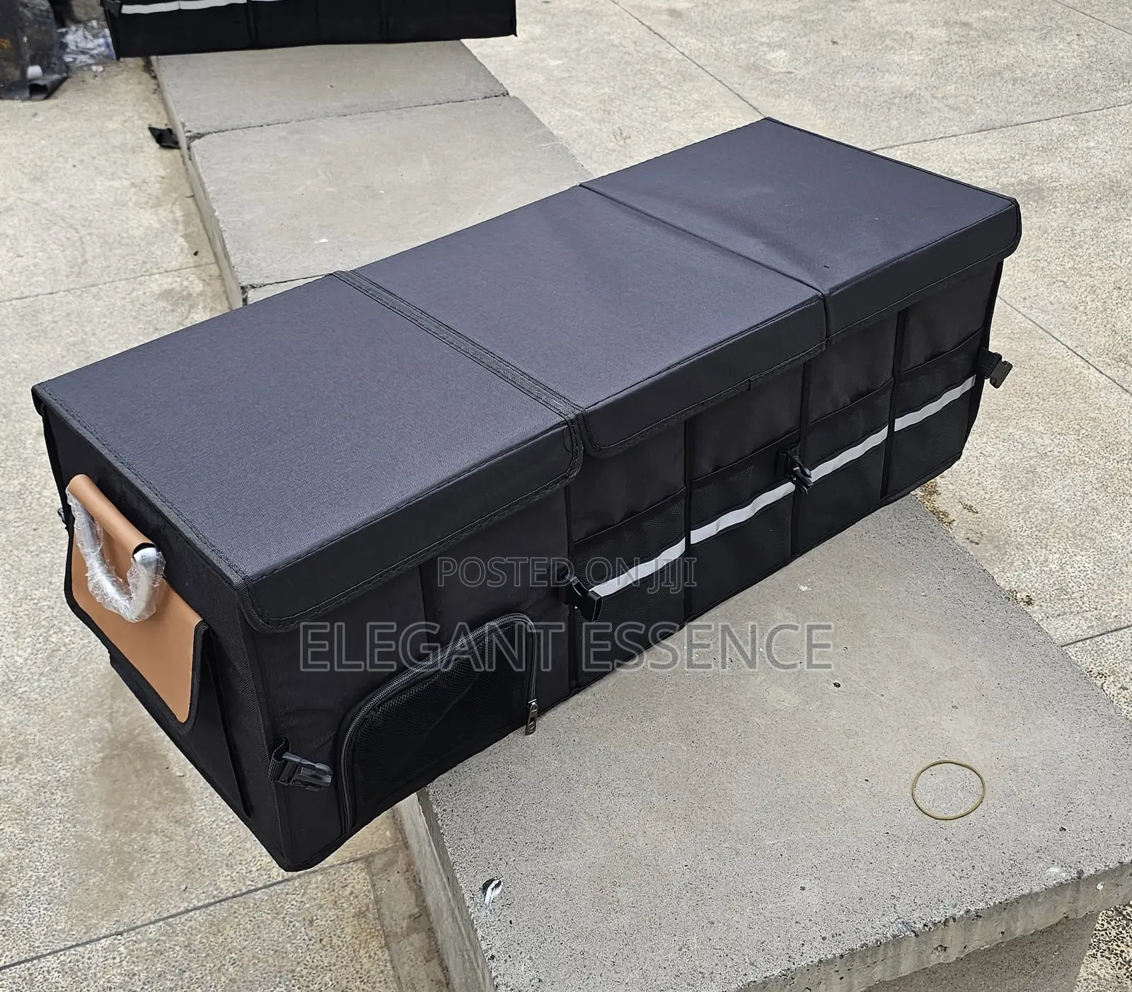 90cm Heavy Duty Trunk Organizer With Several Compartments Shoes Slot