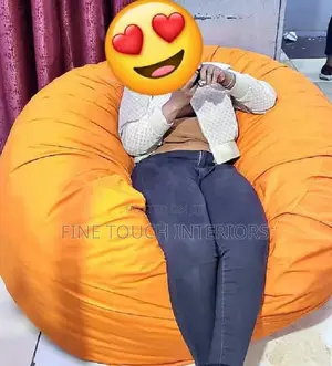 Orange Large Bean Bags