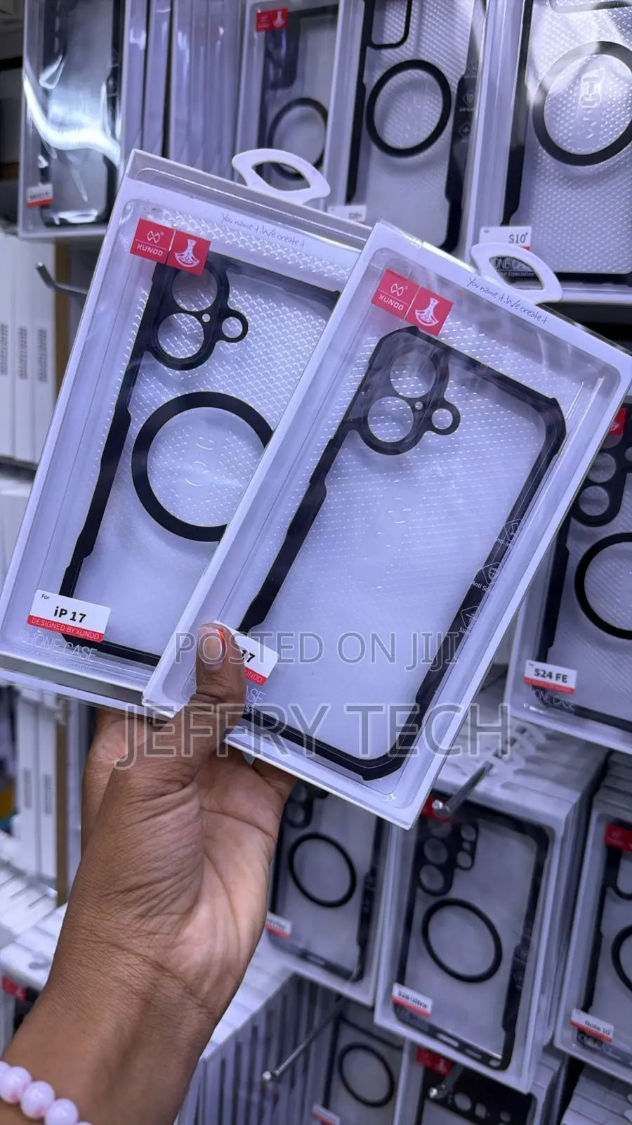 XUNDD Magnetic Shockproof Clear Phone Cases for the iPhone 17