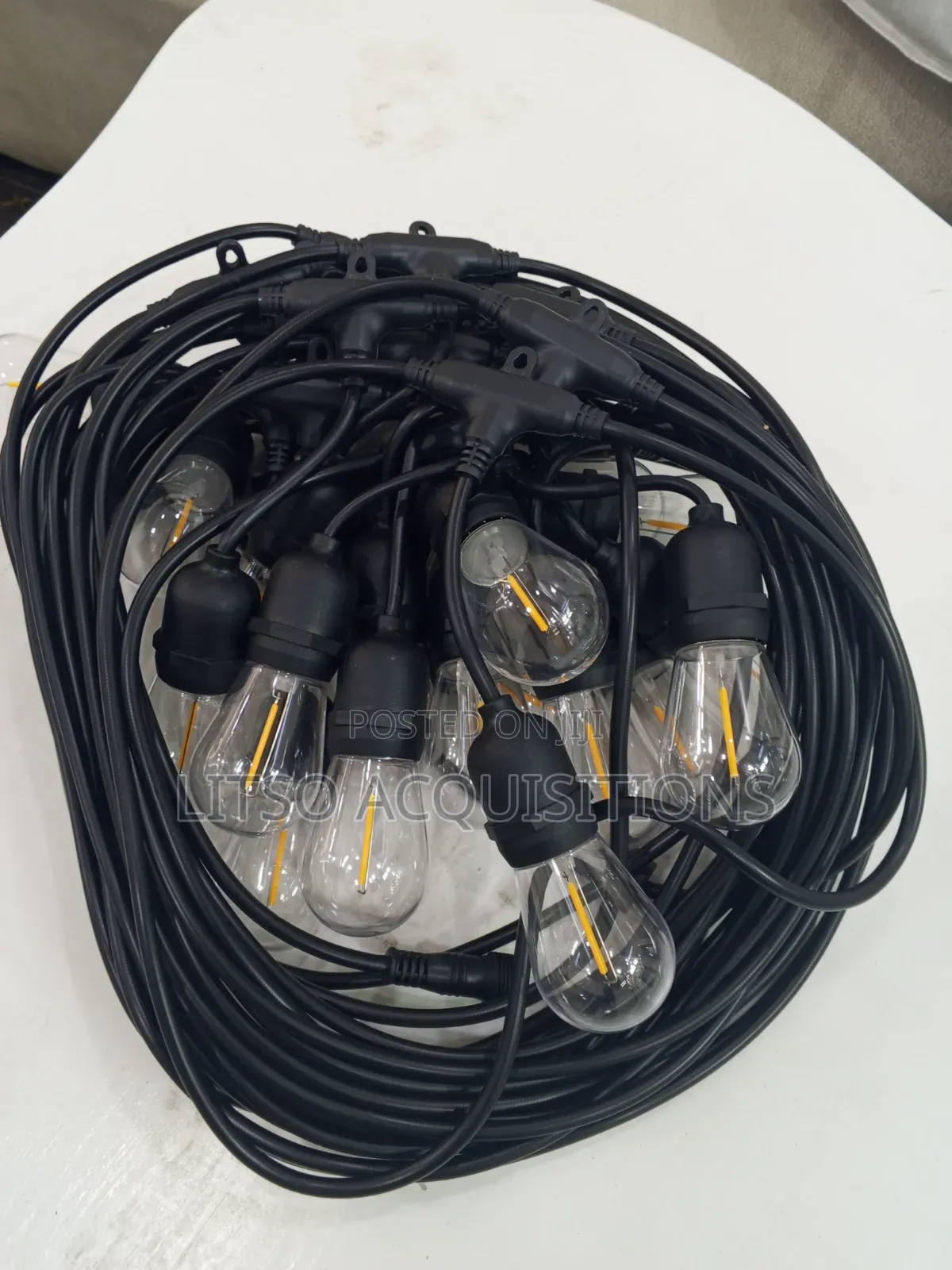 20M Outdoor LED String Lights With Bulbs | Decorative Garden Lights