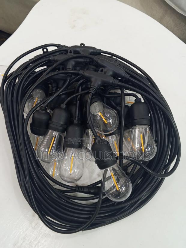 20M Outdoor LED String Lights With Bulbs | Decorative Garden Lights