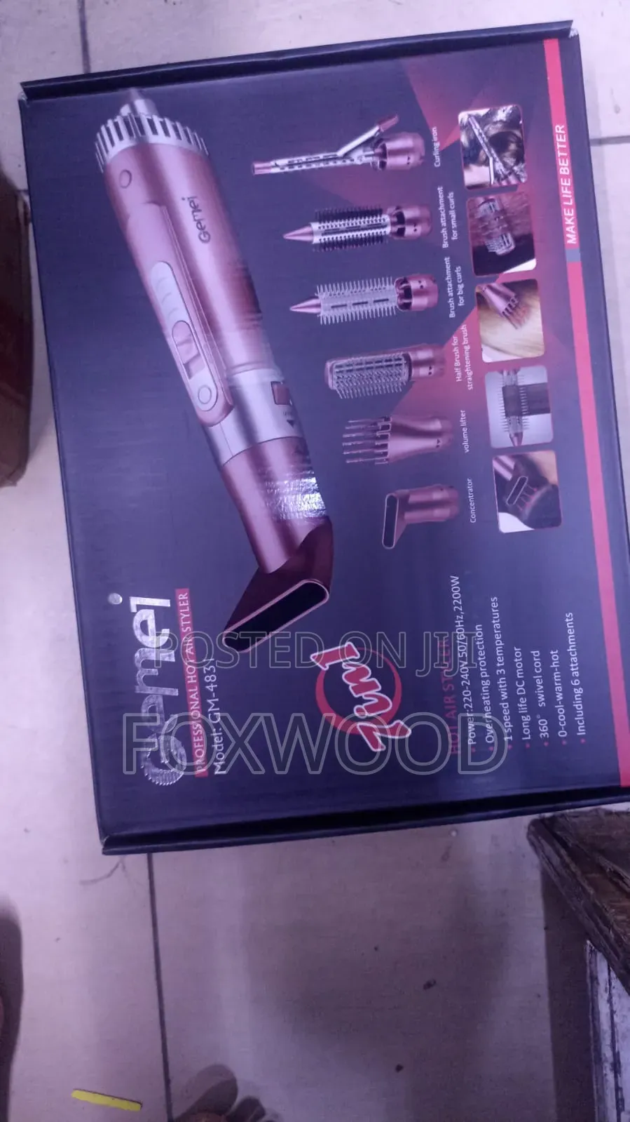 7 IN 1 Professional Ceramic Hot Air Styler
