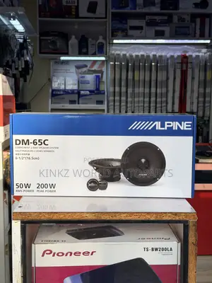 Alpine DM-65C 6.5 Inch 2-Way Component Speakers With Tweeter