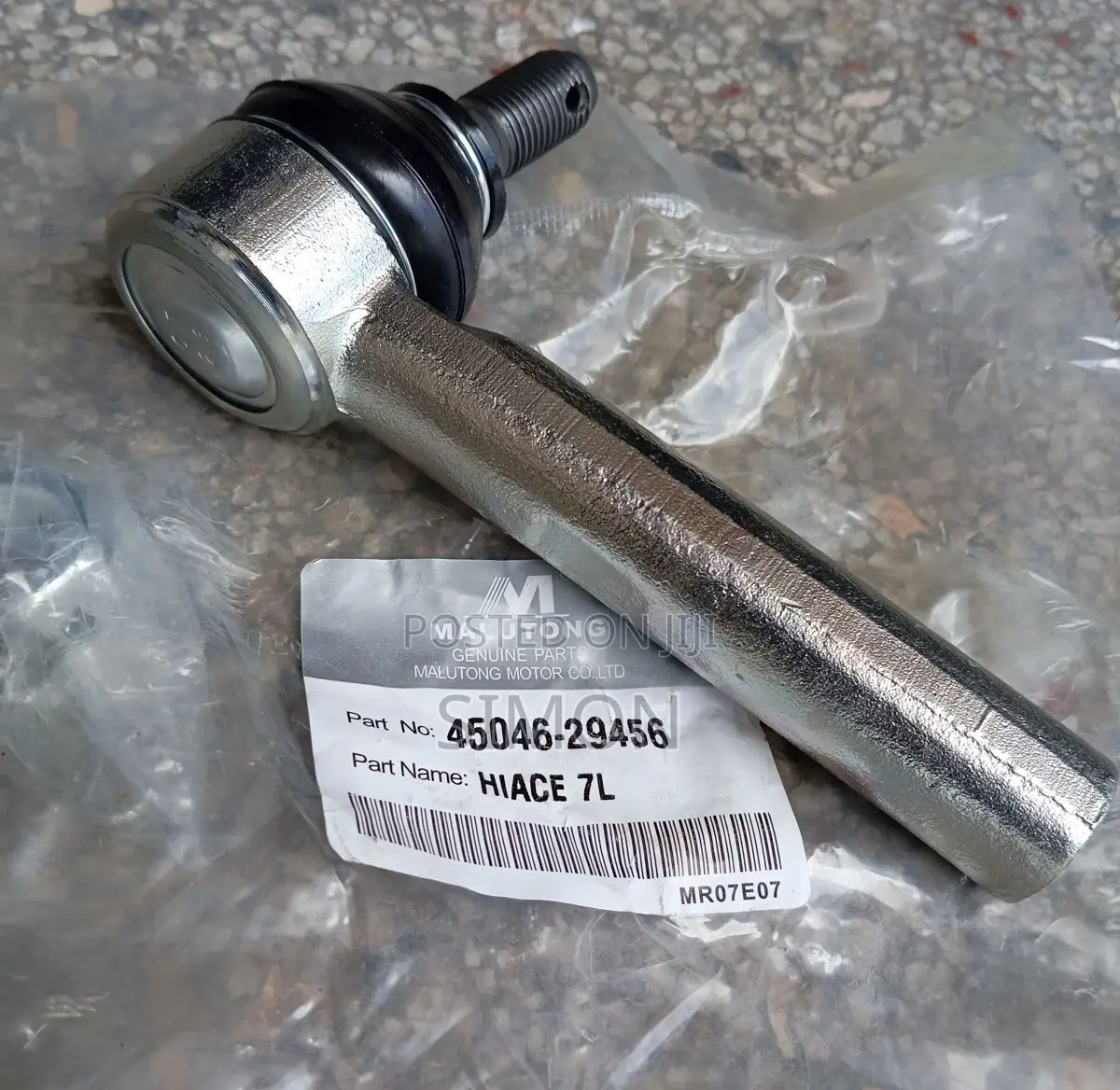 Tie Rod End Toyota Hiace 7l 9l