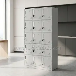 15-Locker Office Filing Cabinet