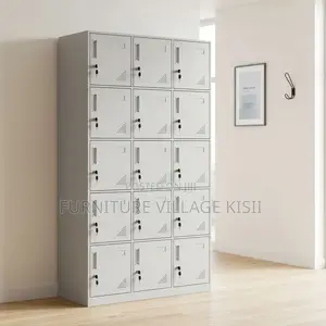 15-Locker Office Filing Cabinet