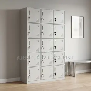 15-Locker Office Filing Cabinet