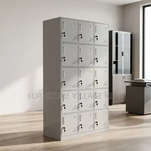 15-Locker Office Filing Cabinet