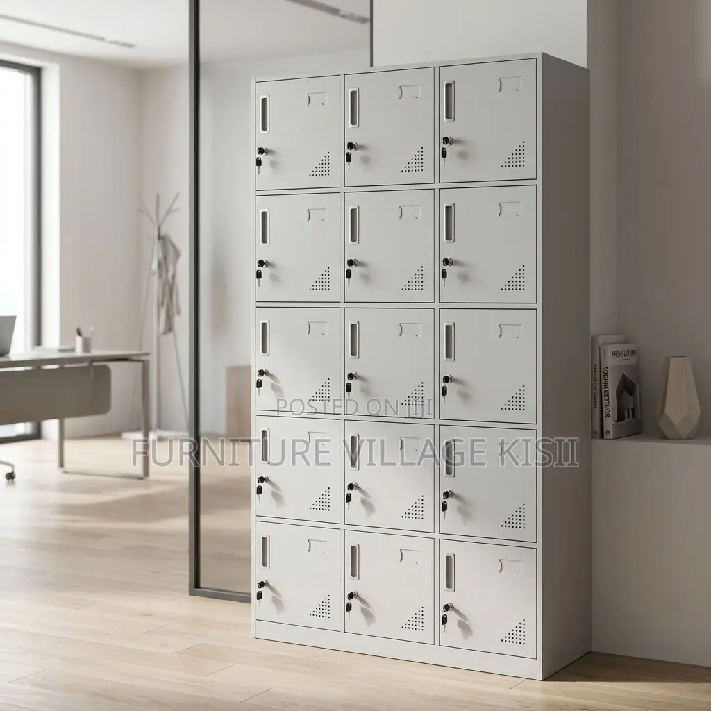 15-Locker Office Filing Cabinet