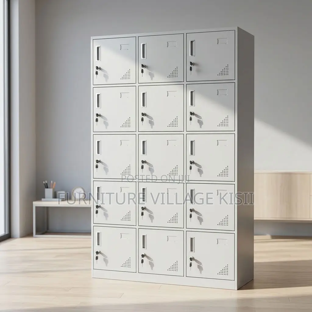 15-Locker Office Filing Cabinet