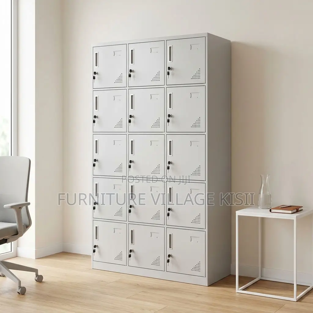 15-Locker Office Filing Cabinet