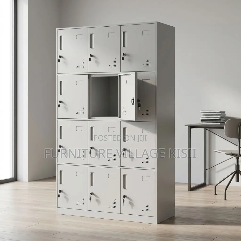15-Locker Office Filing Cabinet