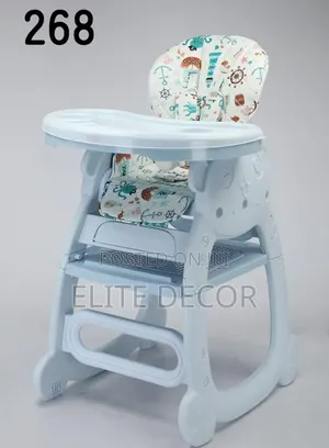 4-in-1 Convertible Baby High Feeding Chair – Pink White