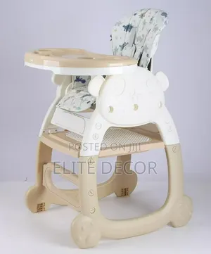 4-in-1 Convertible Baby High Feeding Chair – Pink White