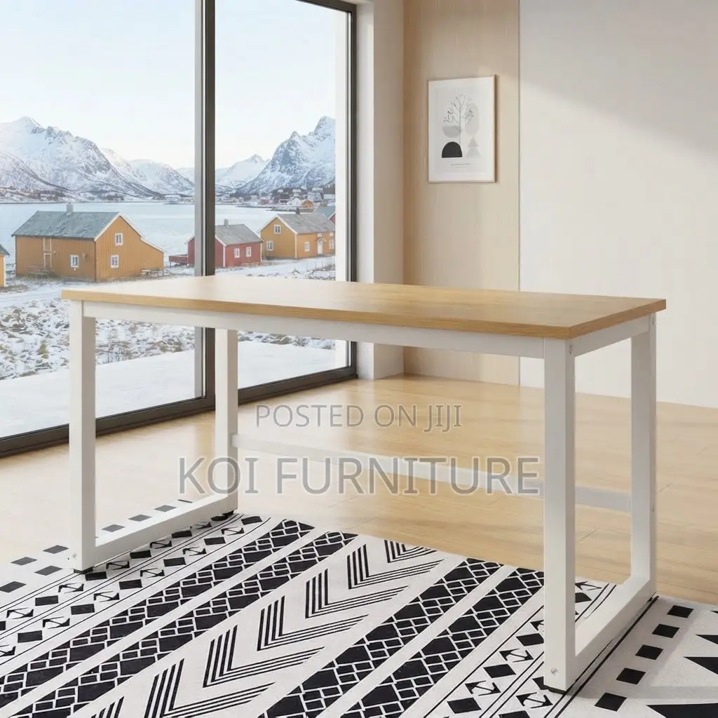Office Desk; 120CM Wooden Home Office PC Sturdy Desk