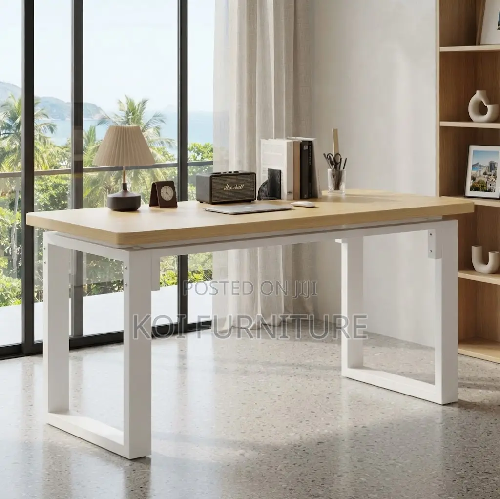 Office Desk; 120CM Wooden Home Office PC Sturdy Desk
