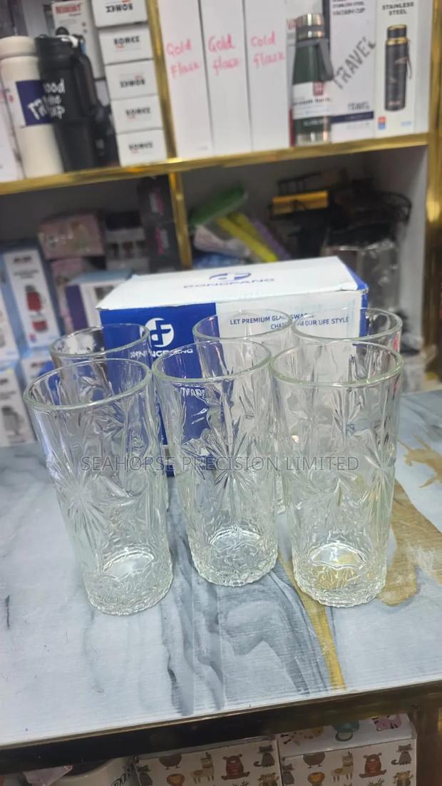 6-Piece Long Drinking Glasses