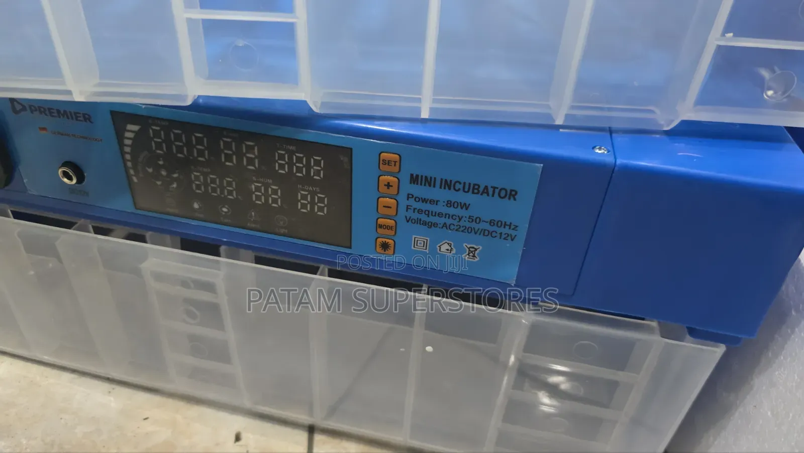 Egg Incubator 192L, Automatic AC/Dc