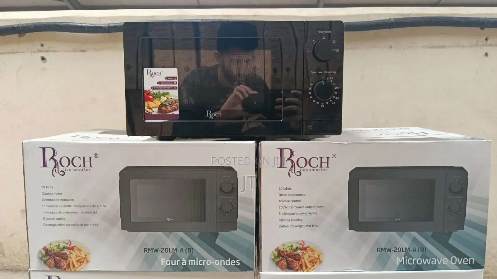 Roch 20L Manual Microwave Oven (Model RMW-20LM-A)