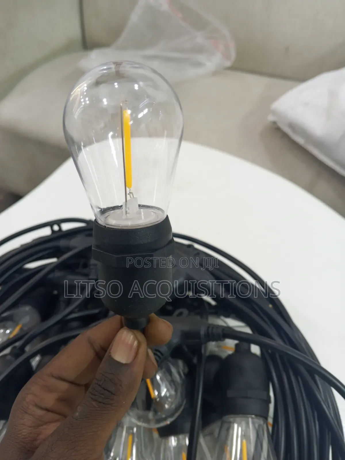 20M Outdoor LED String Lights With Bulbs | Decorative Garden Lights