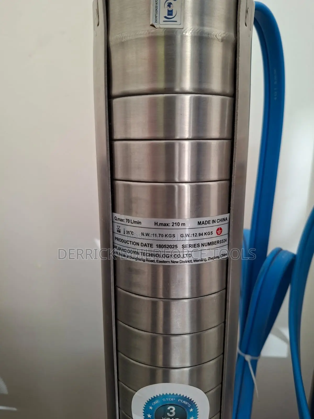 4sps4.5-1500w 2Hp 210m Solar Submersible Water Pump(Stainless Steel)