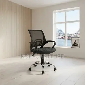 Office Chairs; Black Clerical Secretarial Mid Backrest Seats