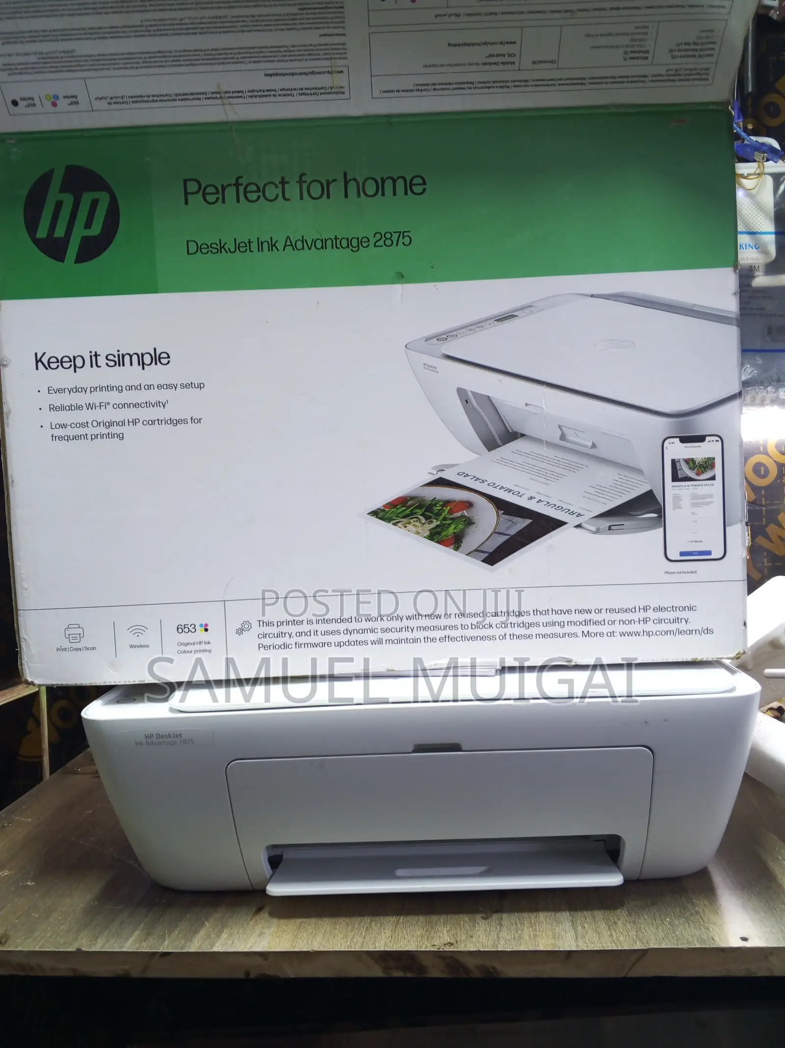 HP 2875 Printer - Print Scan Copy Wifi Ruiru