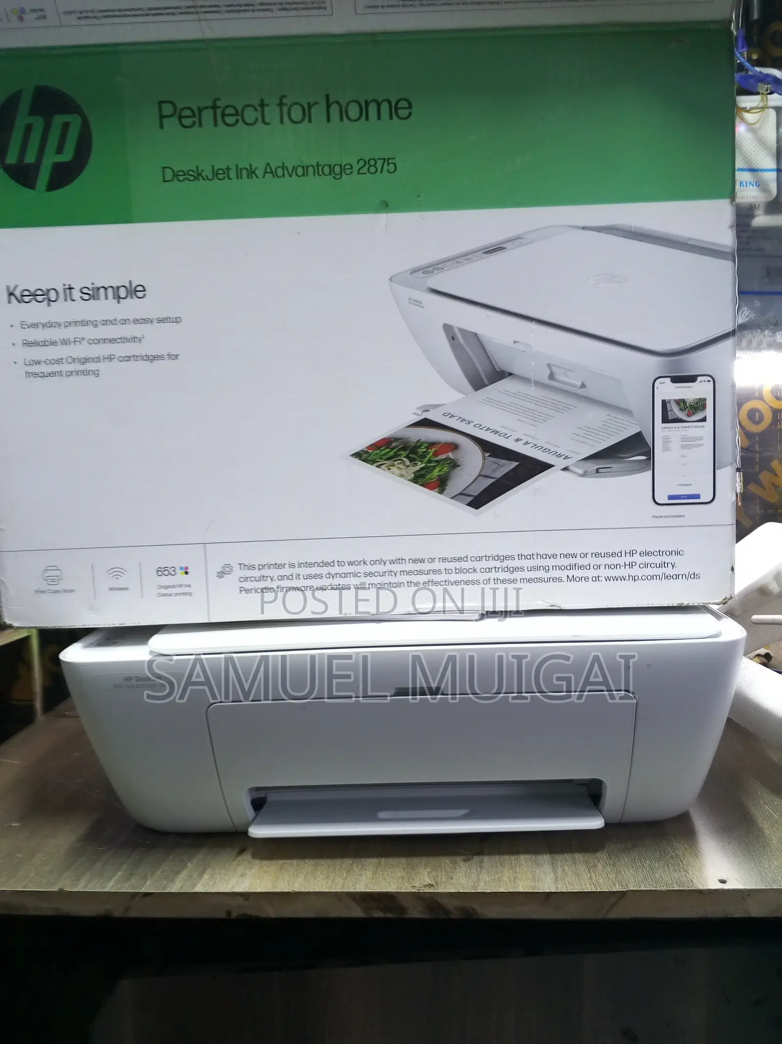 HP 2875 Printer - Print Scan Copy Wifi Ruiru