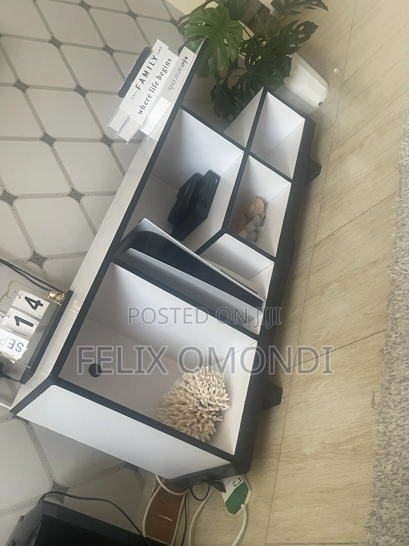 White TV Stand