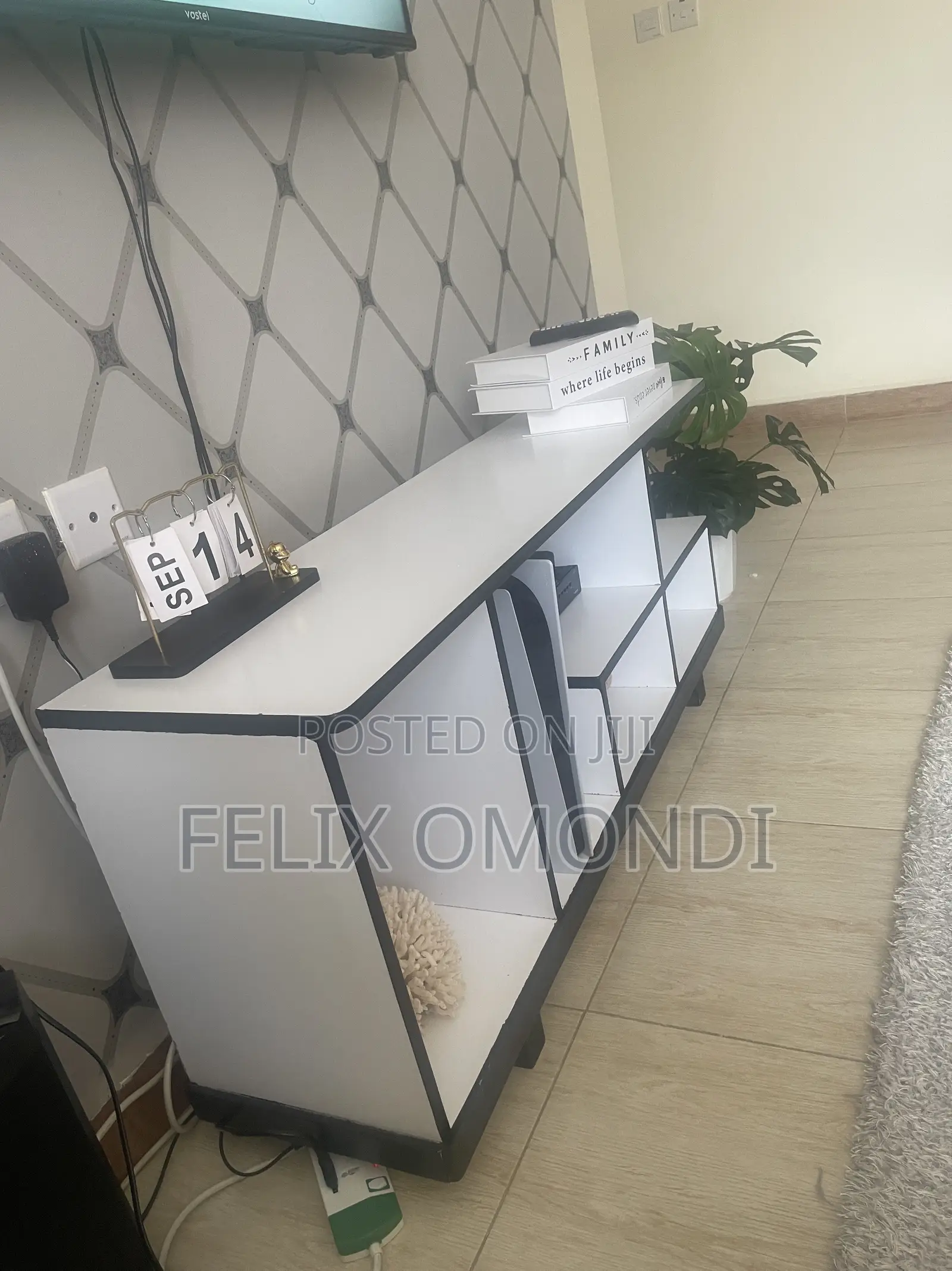 White TV Stand