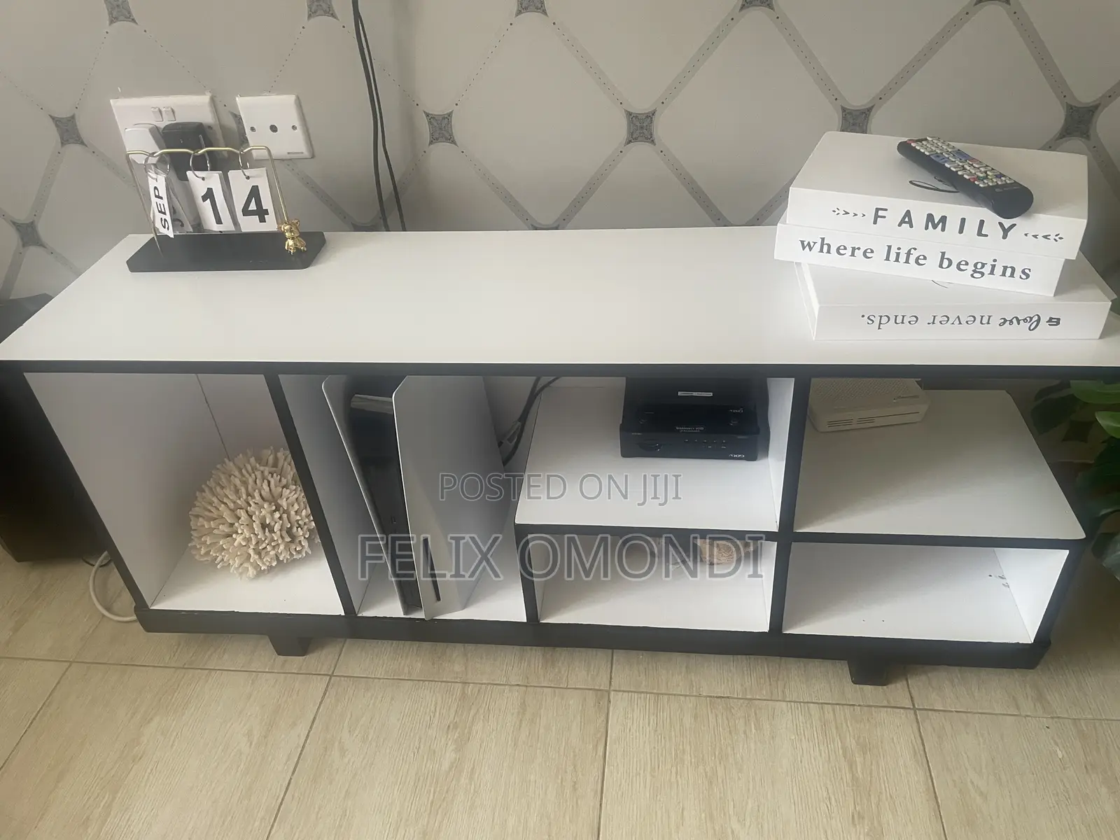 White TV Stand