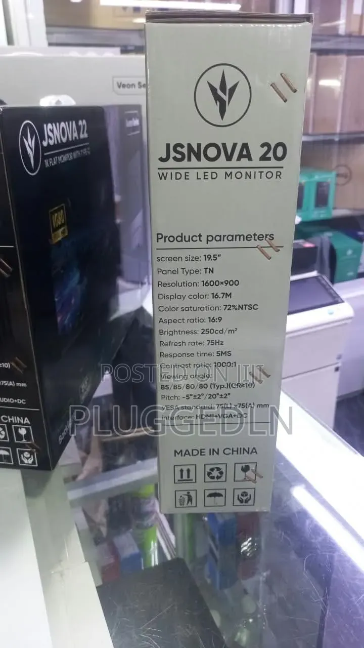JSNOVA 20-Inch Wide LED Monitor .