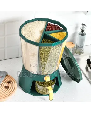 4 Point Partitioned Cereal Container