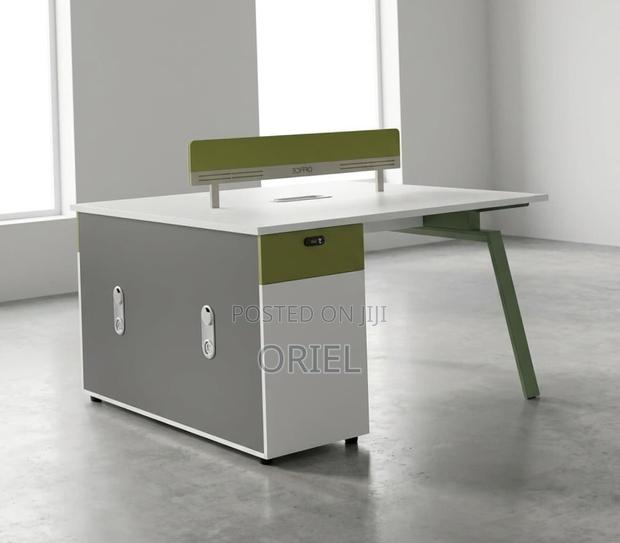 2 Way Modular Workstation Table : Workstation Table - thumbnail 2