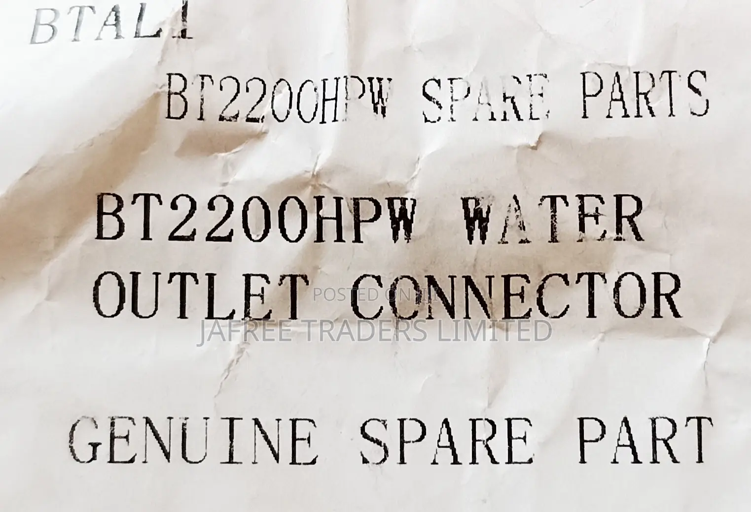Water Outlet Connector