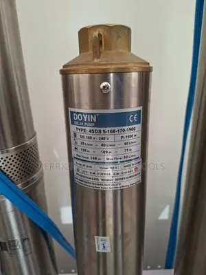 4sds5.168-1500w 2Hp 168m DC Solar Submersible Water Pump