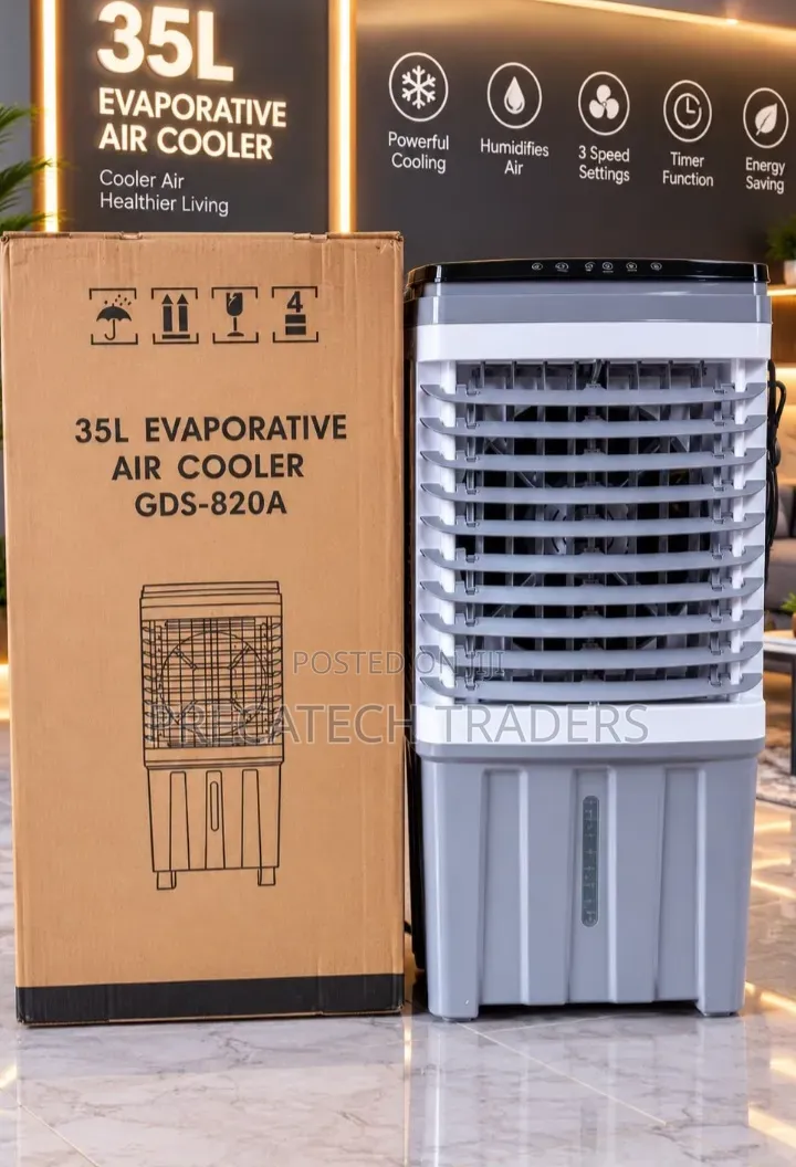 35L Evaporative Air Cooler – Powerful Cooling