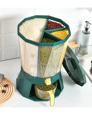 4-Point Partitioned Cereal Container – Multi-Compartment