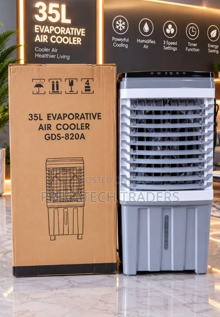 35L Portable Air Cooler – 3 Speed Settings Timer