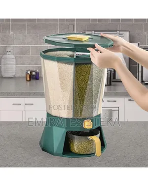 4 Point Partitioned Cereal Container 2.1-3l HIPS+PE Durable
