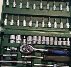 46-Piece Ratchet Socket Set – Heavy-Duty Tool Kit