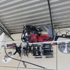 Powerful Brush Cutter With Tiller and Weeder